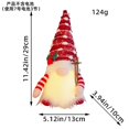 thumbnail image 3 of Muñeco trineo liso con pelo navideño, adornos navideños para el hogar, adornos navideños, regalos de Año Nuevo para niños, 3 of 4