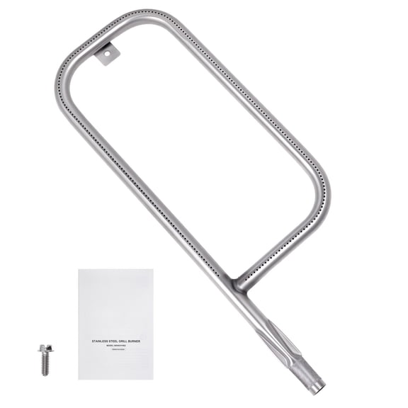 Stainless Steel Grill Burner Tube Replacement for Weber Q200 Q220 Q2200 Q2400 20.5 Inch 304 Tube Burner for Genesis Models 396000 396001 396002 566002