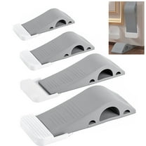 UHIAGREE 4 Pcs Door Stoppers for Bottom,Wedge Rubber Door Stop for Home and Commercial Use
