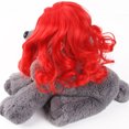 thumbnail image 4 of Pet Wig Costume for Cats and Dogs Funny Headpiece for Dress Up Photoshoot Party Decoration Silly Animal Hair Wig Silly Look, 10 Inch Red, 4 of 4