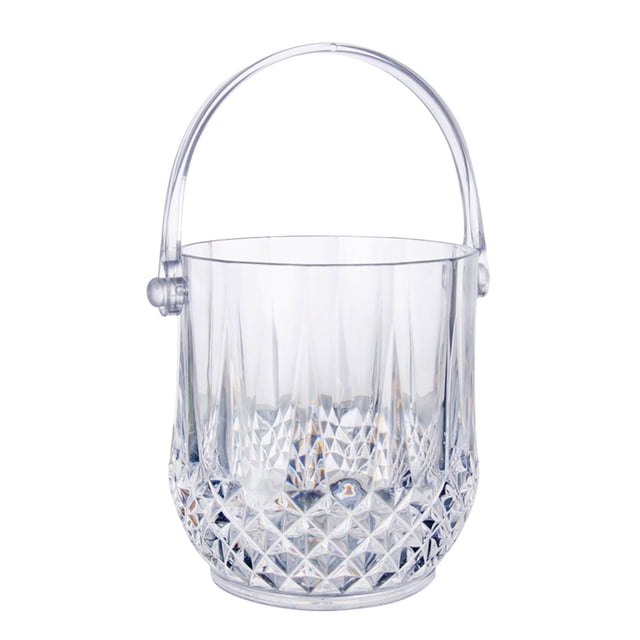 1 set Borrar plástico Cubo de hielo Vino o botellas de champán Barra de hielo Decoración de la barra