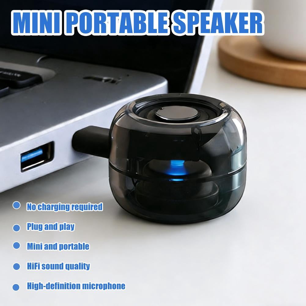 Portable Mini Type-C Speaker, Plug & Play Amplifier for Smartphones, Tablets & Laptops, Clear Sound for Music & Calls