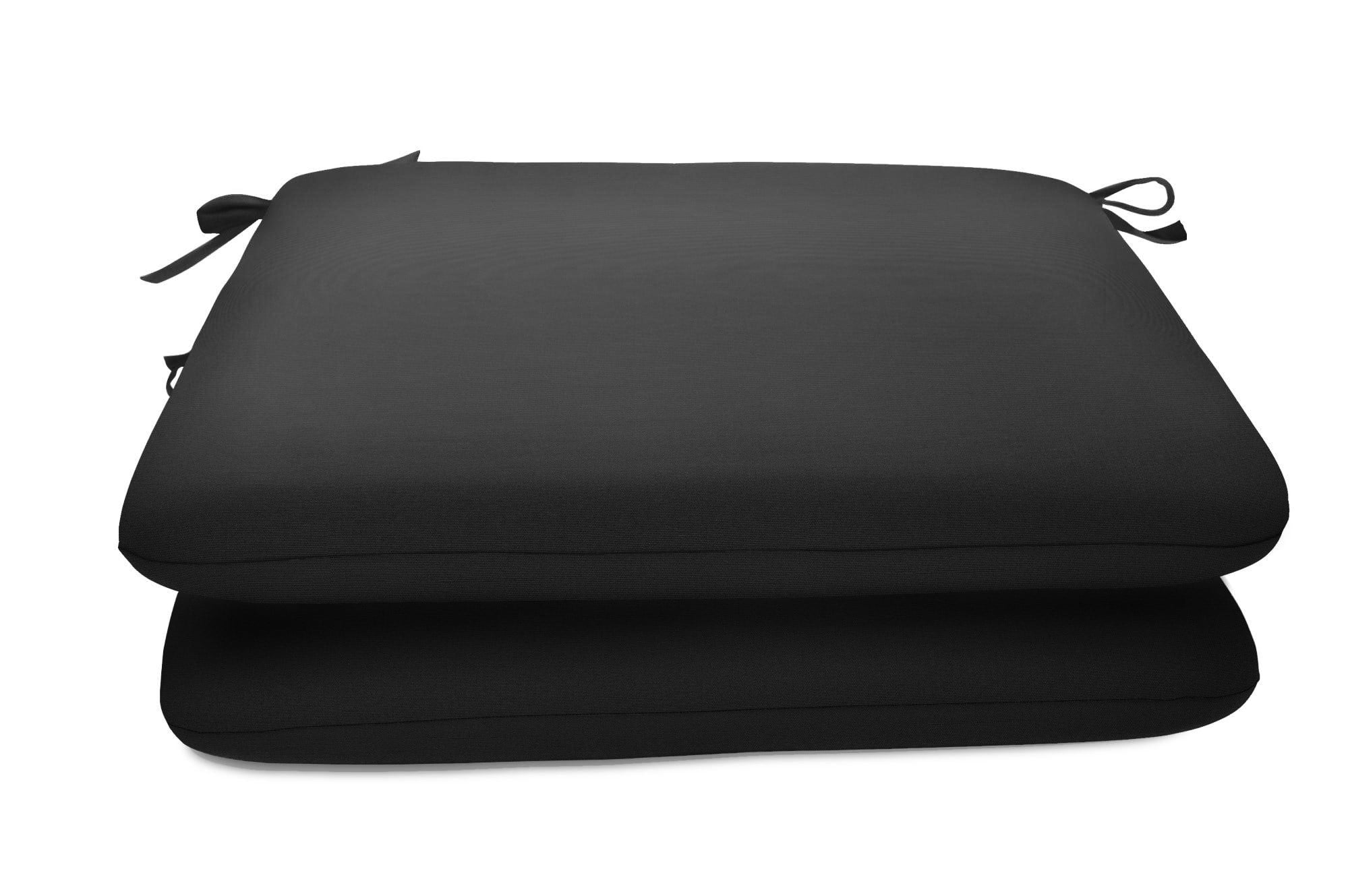 Casual Cushion Sunbrella Solid Outdoor Seat Pad Set of 2
