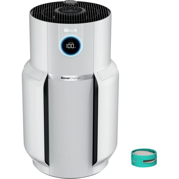 Shark - NeverChange Air Purifier MAX, 5-Year Filter Life, 1400 sq. Ft - White