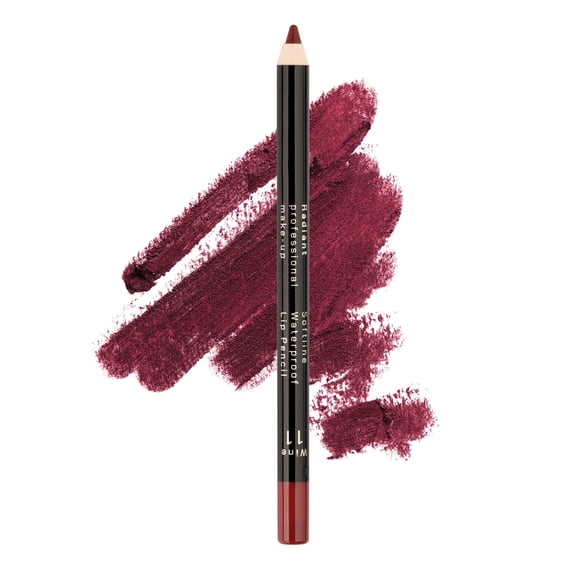 Radiant Professional Lápiz Delineador de Labios Impermeable - Lápiz Delineador de Labios de Larga Duración para Labios Definidos - Lápiz Delineador de Labios Suave y Cremoso con Vitamina E - Lápiz Del