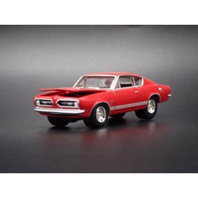 (Open Box) 1968 68 PLYMOUTH BARRACUDA CUDA FASTBACK 1/64 SCALE DIORAMA DIECAST MODEL CAR