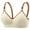 Beige, variant on UngA Plus Size Womens Bras Comfort Push Up No Underwire Bras Soft Wireless Bralette Full Coverage Sport Everyday Bra Beige,34