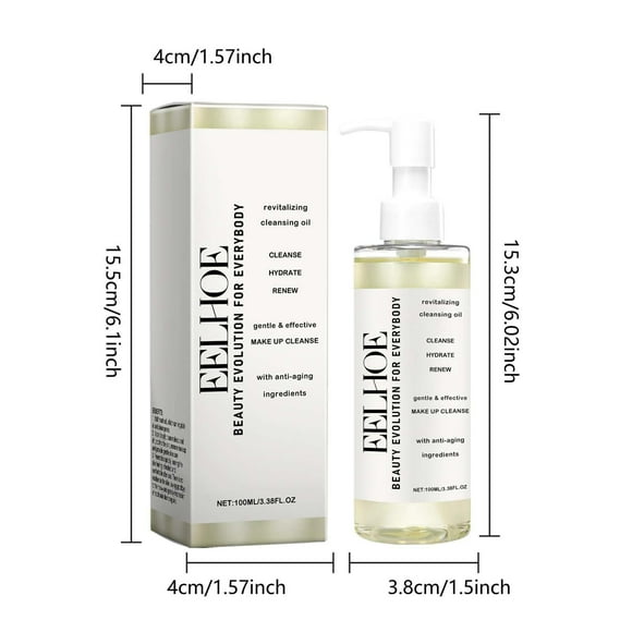 FcBaudy Essential Oil Plant Makeup Remover Makes Up The Eyes And Gently Cleans And Does Not Stimulate The Olive Oil 100ml Makeup remover