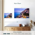 thumbnail image 4 of Elephant Stock Coastal Town Of Amalfi Wall Art - Horizontal Canvas Wall Art - Hallway Wall Decor - Beach Canvas - Blue And Orange Decor - 12" x 8", 4 of 8