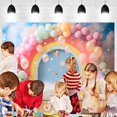 thumbnail image 3 of 210X150cm Telones de Fondo de Fiesta del Día de San Valentín Europeo Americano Globo Rosas Corazón Rosa Banner Fotografía Telones de Fondo, B, 3 of 8