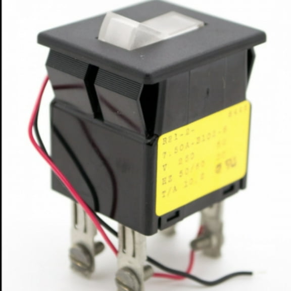Airpax Circuit Breaker Magnetic Circuit Switch 2 Pole 7.5A P/N:R21-27.50A