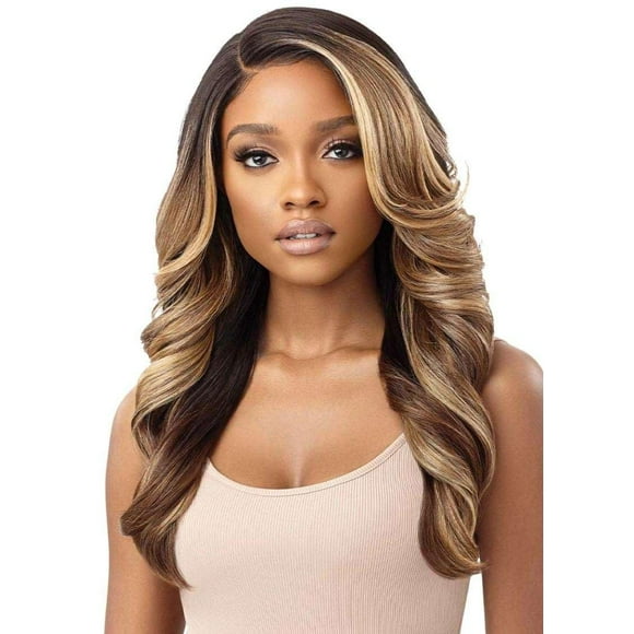 Outre Synthetic Melted Hairline HD Lace Front Wig - BEGONIA (DRFF CARAMEL MOCHA)