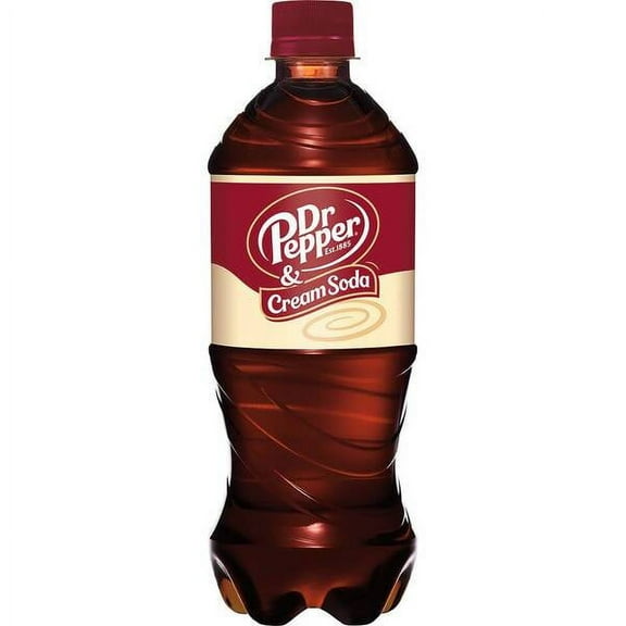 Dr. Pepper & Cream Soda, 20 Oz Bottle
