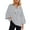 Gray-A, variant on Womens Oversized Half Zip Sweatshirt Solid Color V Neck Top Casual Loose Pullover Y2k 2XL Gray