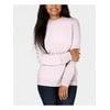 KAREN SCOTT Womens Pink Long Sleeve Mock Neck Wear To Work Sweater Petites PL