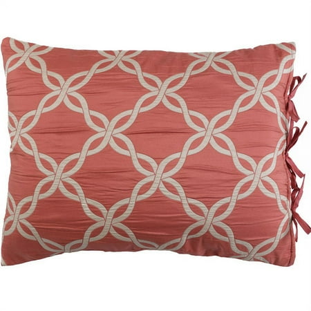 Stylemaster Home Products Belmont Sham, Coral