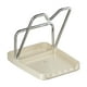 thumbnail image 2 of Estante para encimera de cocina | Soporte para tapas de ollas y organizador de tablas de cortar con bandeja de drenaje | Plástico gris beige | 1 pieza, 2 of 6