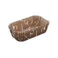 thumbnail image 2 of Panificio 5 oz Elliptical Chocolate Wisp Paper Large Baking Cup - Ridged - 4 1/2" x 2 1/2" x 1 1/4" - 200 count box, 2 of 6