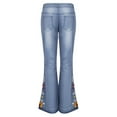 thumbnail image 4 of Aayomet Mom Jeans High Waisted Women's Relaxed Fit Straight Leg Jean,B L, 4 of 5