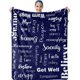 thumbnail image 1 of LHSHID Best Friend Blanket for Women Best Friend Blanket Gift for Girls Unique Friendship Blanket for Her Happy Birthday Throw Blankets Gift for Besties Friend Soul Sister BFF Gray 50x60in, 1 of 6