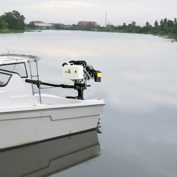 TFCFL 4 Stroke 4.0 JET PUMP 4HP Gas Outboard Motor Motor Heavy Duty Boat Engine w/ CDI & Wind Cooling System 55cc