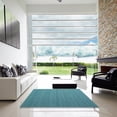 thumbnail image 6 of Ahgly Company Indoor Round Contemporary Light Sea Green Abstract Area Rugs, 7' Round, 6 of 6