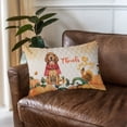 thumbnail image 3 of Happy Thanksgiving Bloodhound with Turkey Pumpkins Autumn Vibes Quilt Pillowcase Dog Lover Throw Pillow Cover Bed Home Decor - 12018, 3 of 5