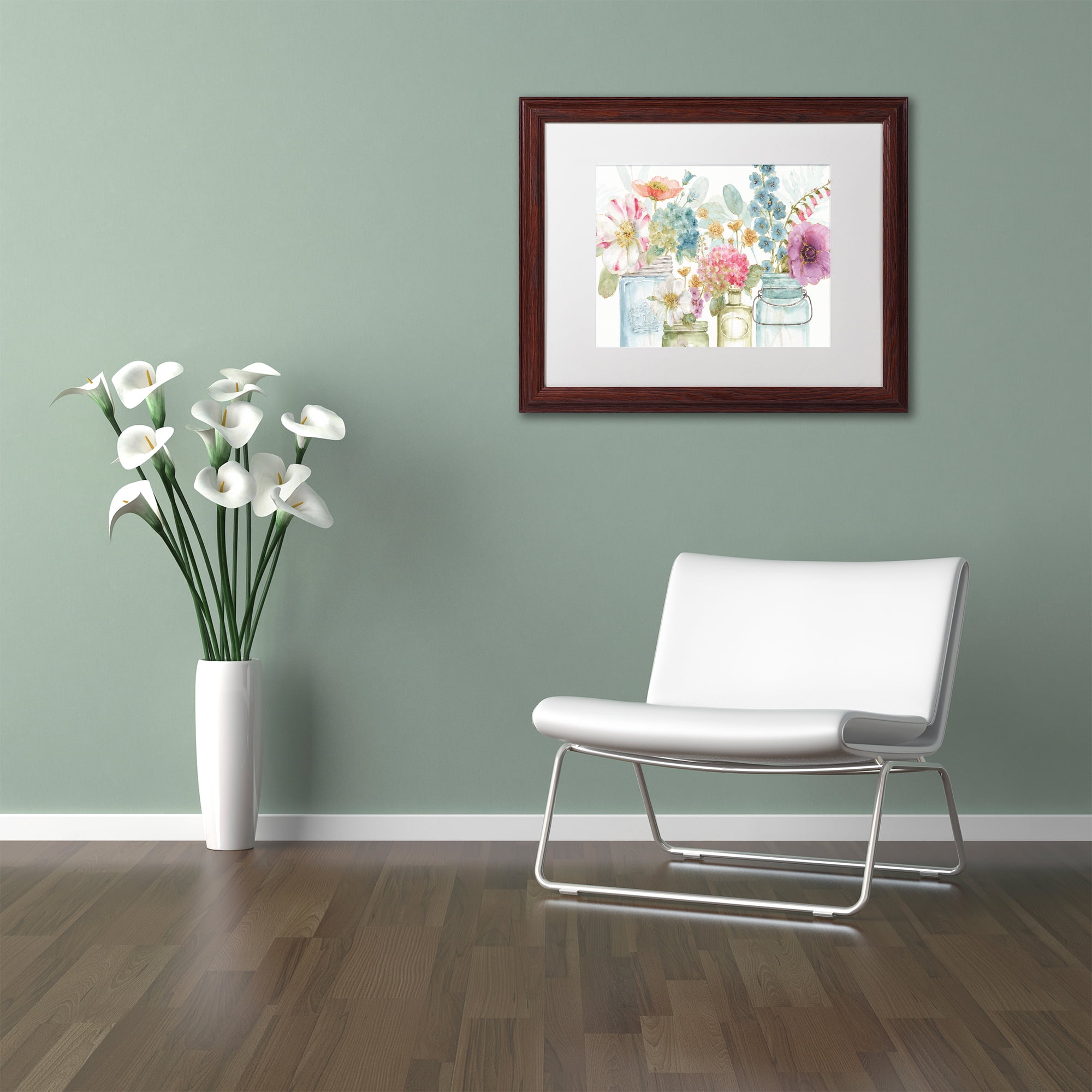 Trademark Art Floral Framed Art Print, by Lisa Audit