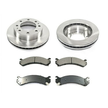 Front Brake Pad and Rotor Kit - Compatible with 2007 Chevy Silverado 2500 HD Classic