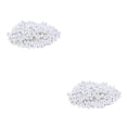 thumbnail image 2 of Naiovety Cuentas espaciadoras de 200 piezas, mano de obra electrochapada, bola suelta de 6mm, accesorios de bricolaje, suministros de artesanía, plata 2piezas Naiovety CBP439268, 2 of 6