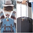 thumbnail image 5 of Square 2Pack PU Leather Woodpecker Cruise Luggage Tag with Privacy Cover and Name ID Tag for Travel Handbags Backpacks Luggage Tags, 5 of 6