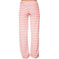 thumbnail image 4 of Qarigey Pantalones de yoga de pierna ancha con cordón de cintura elástica estampado a rayas para mujer Prendas para la parte inferior del cuerpo Rosa M Qarigey AP001985-17, 4 of 6