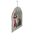 thumbnail image 2 of Northlight White Rustic "Let It Snow" Snowman Glass Window Scene Christmas Wall Decor, 2 of 3