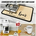 thumbnail image 3 of Tapete de bar Coffee Mat DK177, absorbente de manchas, 16 x 24 cm, 3 of 9