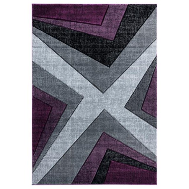 2 ft. 7 in. x 7 ft. 4 in. Bristol Zine Plum Rectangle Runner Rug