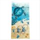 thumbnail image 1 of Quick-Drying Beach Towel with Sea Turtle Pattern,Soft and Absorbent,B, 1 of 5