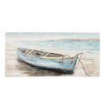thumbnail image 1 of Old Wooden Boat Oil Painting, 1 of 1