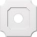 thumbnail image 3 of Ekena Millwork CMP16LE-04000 16 Po OD x 4 Po ID Carré Locke Architecture Grade Médaillon de Plafond Contemporain PVC, 3 of 4
