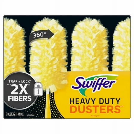 Swiffer Duster Heavy Duty Dusting Kit, 1 Handle   17 Refills