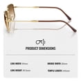 thumbnail image 5 of Ray-Ban RB3746 Rectangle Shaped Non-Polarized Sunglasses for Men & Women - Includes Official RAYBAN Eyewear Kit - Ideal Formal & Casual Wear Sunglasses - Clear Gradient Brown Lens, 5 of 7