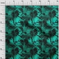 thumbnail image 3 of oneOone Georgette Viscose Sea Green Fabric Abstract Dress Material Fabric Print Fabric By The Yard 42 Inch Wide, 3 of 5