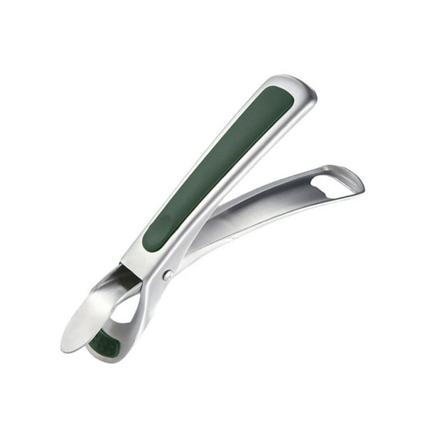 Pinza de agarre de acero inoxidable, abrazadera antiescaldaduras, mango resistente, freidora de aire, pinzas para cocina de primera calidad, plato caliente, tazón, pinza recuperadora
