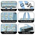 thumbnail image 3 of Teacher Tote Bag,Fairy Tale Princess Castle Pattern Teacher Utility Tote Bag,Large Work Tote Bags for Women with Multiple Pockets,Top Zipper Closure,13.8x10.6x6.7 Inch, 3 of 5