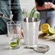 thumbnail image 4 of Glasse de Agua, Vaso de Cocctel de Acero inoxidable 304 Con Diseño de Estamtado Vintage, 4 of 7