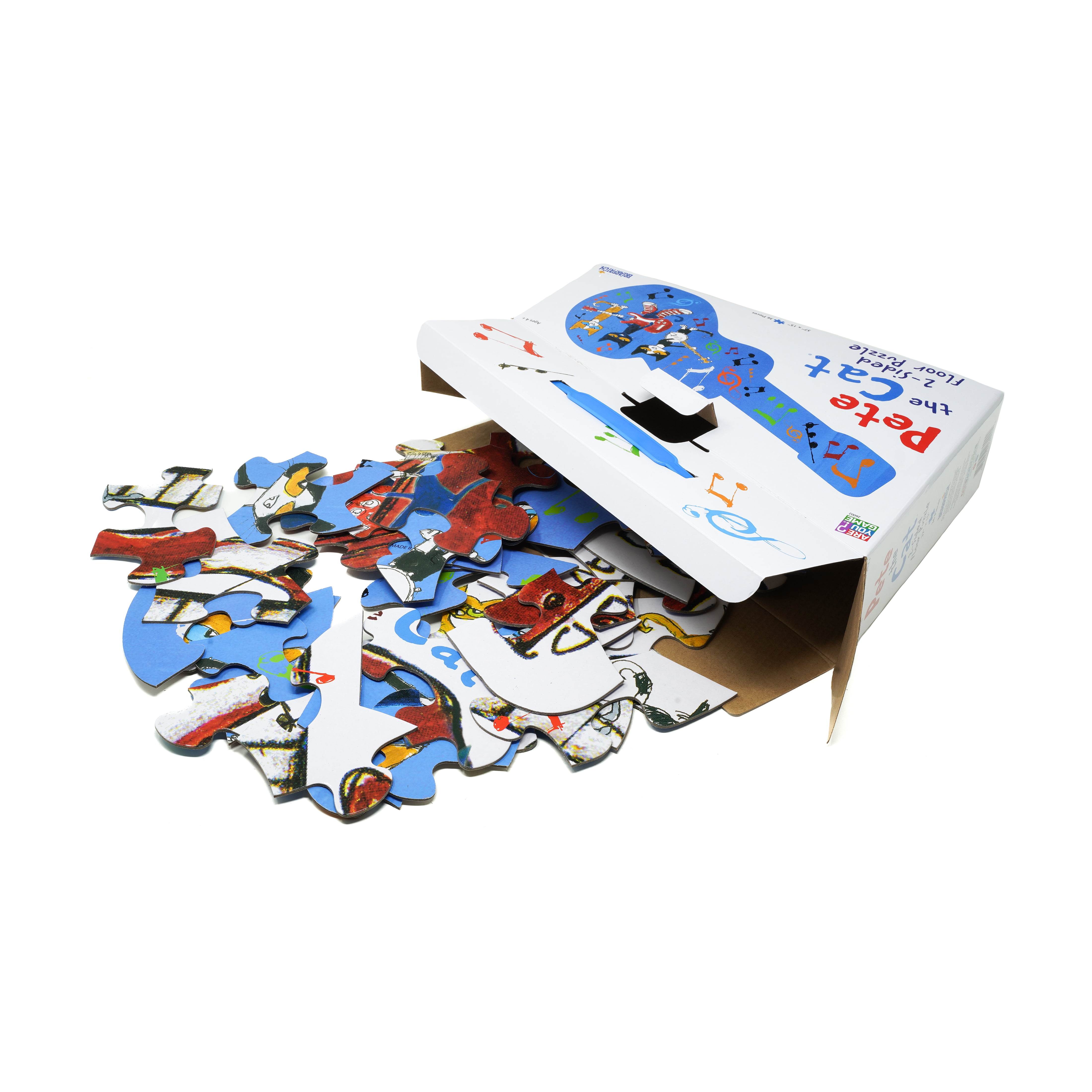 AreYouGame.com Pete the Cat 2-Sided Floor Puzzle Suitcase AreYouGame.com Pete the Cat 2-Sided Floor Puzzle Suitcase