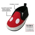 thumbnail image 7 of Disney Mickey Mouse Red and Black Infant Prewalker Soft Sole Slip-on Shoes - Size 6-9 Months, 7 of 7