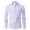 Blue, variant on DLfVUB Cotton Solid Color Dress Shirts for Men Casual Button Down Formal Shirt Long Sleeve Slim Fit Tops Blouse Lapel Work Daily T-Shirts Light Blue L