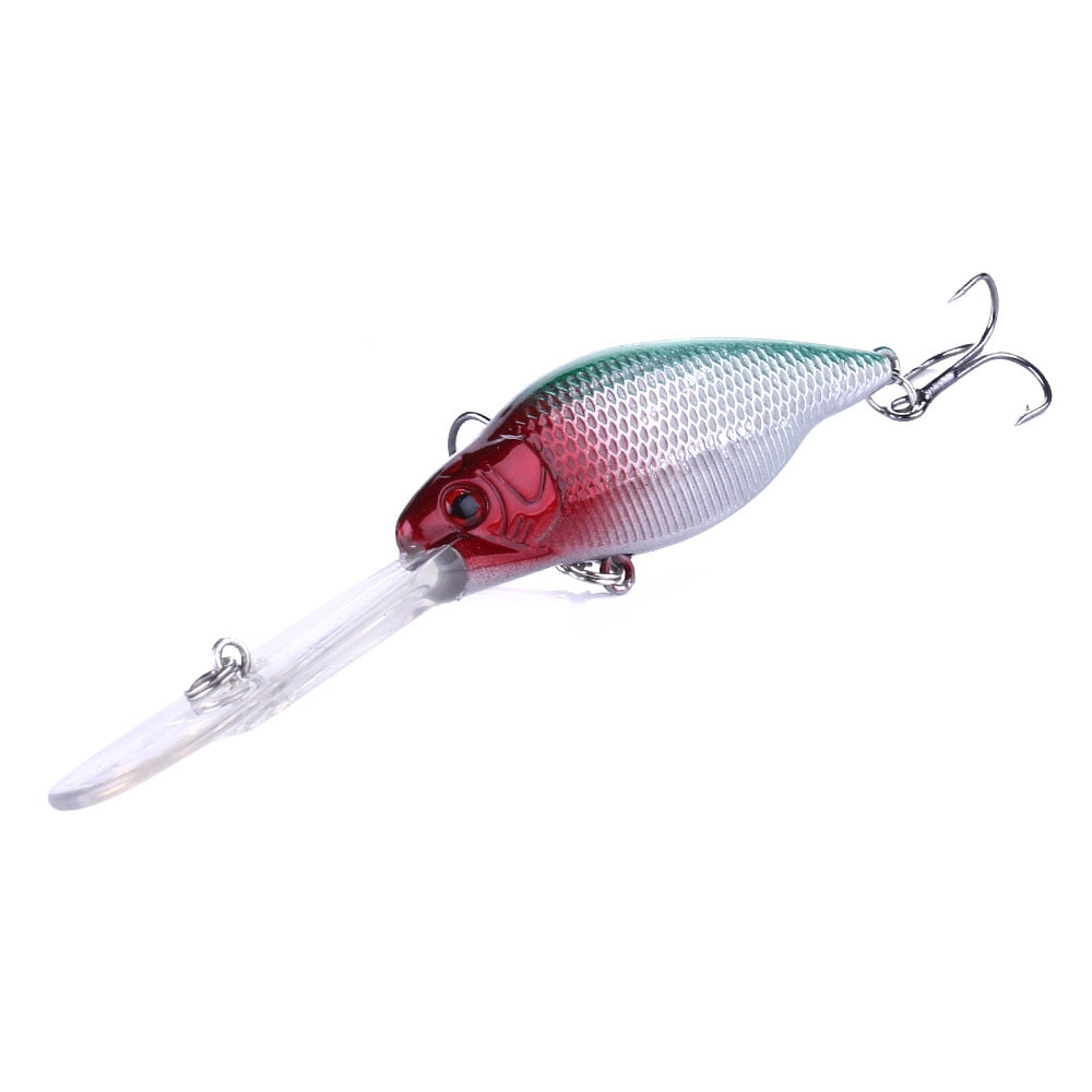 HENGJIA Fishing Deep Diving Fishing Lures Swimbait Large Sinking Minnow Lure Freshwater Jerkbait Lure 8Pcs/kit