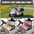thumbnail image 4 of HUIACONG Floral Print Breathable Golf Cart Seat Covers 2 Pack for Summer Golf, Golf Cart Seat Covers Absorbent, 4 of 7