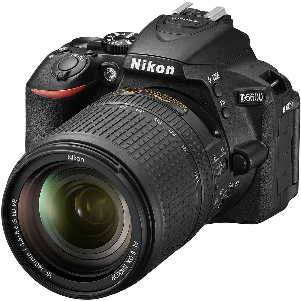 Nikon D5600 DSLR Camera with 18-140mm Lens (International Model)
